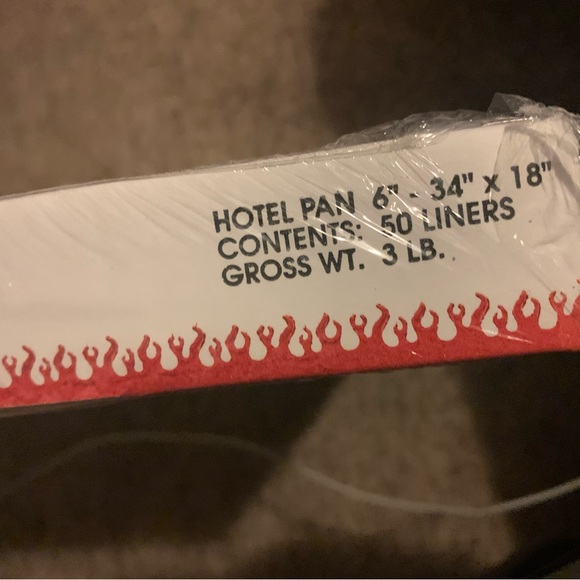 Pansaver Hotel Pan Liner 6” 34”x18” Liners - Picture 2 of 3